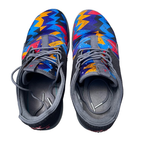 NIKE Air Jordan Eclipse Mens 10 Black Multicolor Basketball Sneakers 724010-035 - Picture 6 of 7